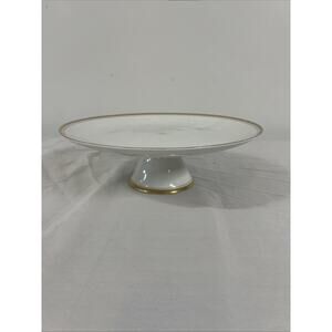 Golden Heirloom By Shufford Oven To Table Porcelain Cake Stand
